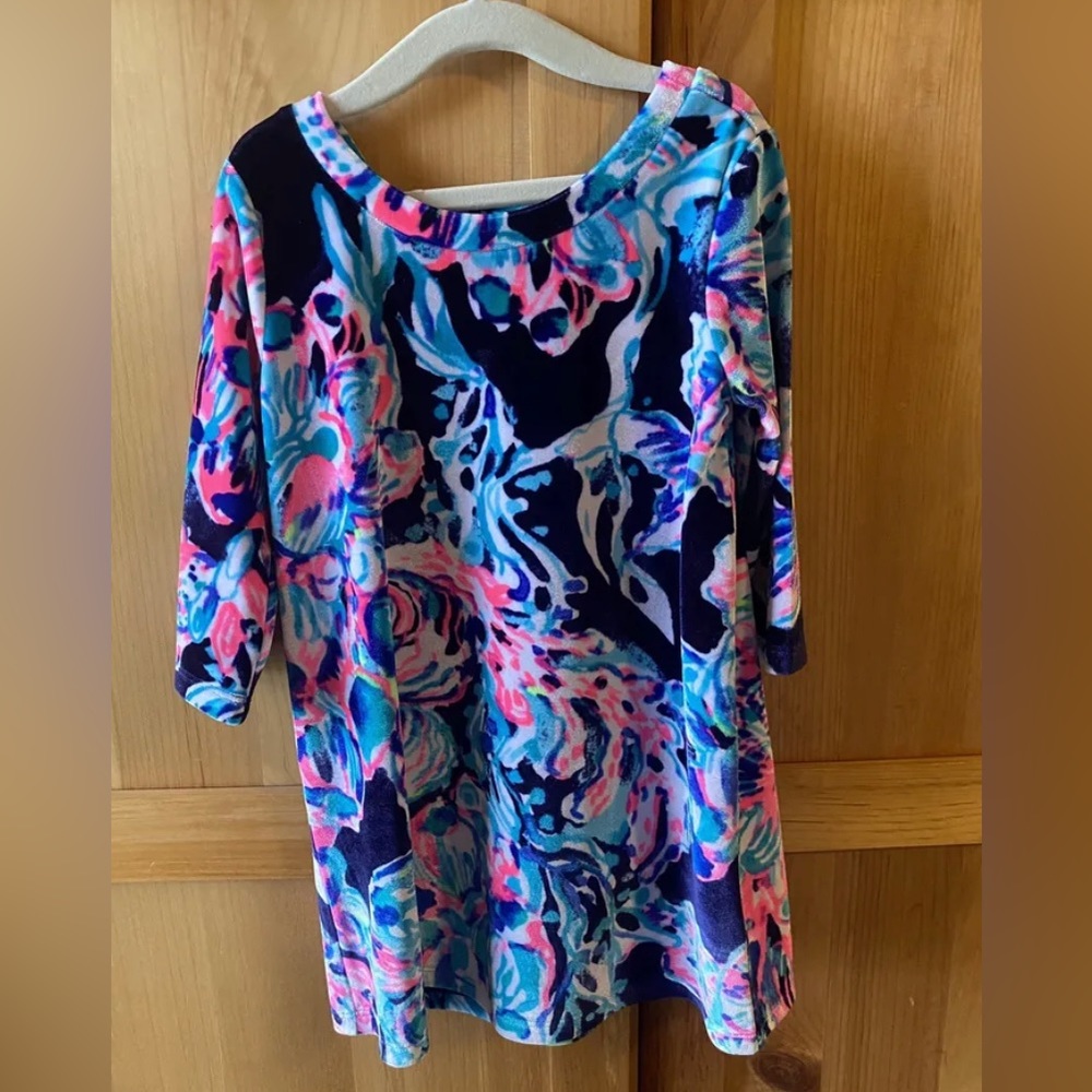 Lilly Pulitzer Velour Dress
